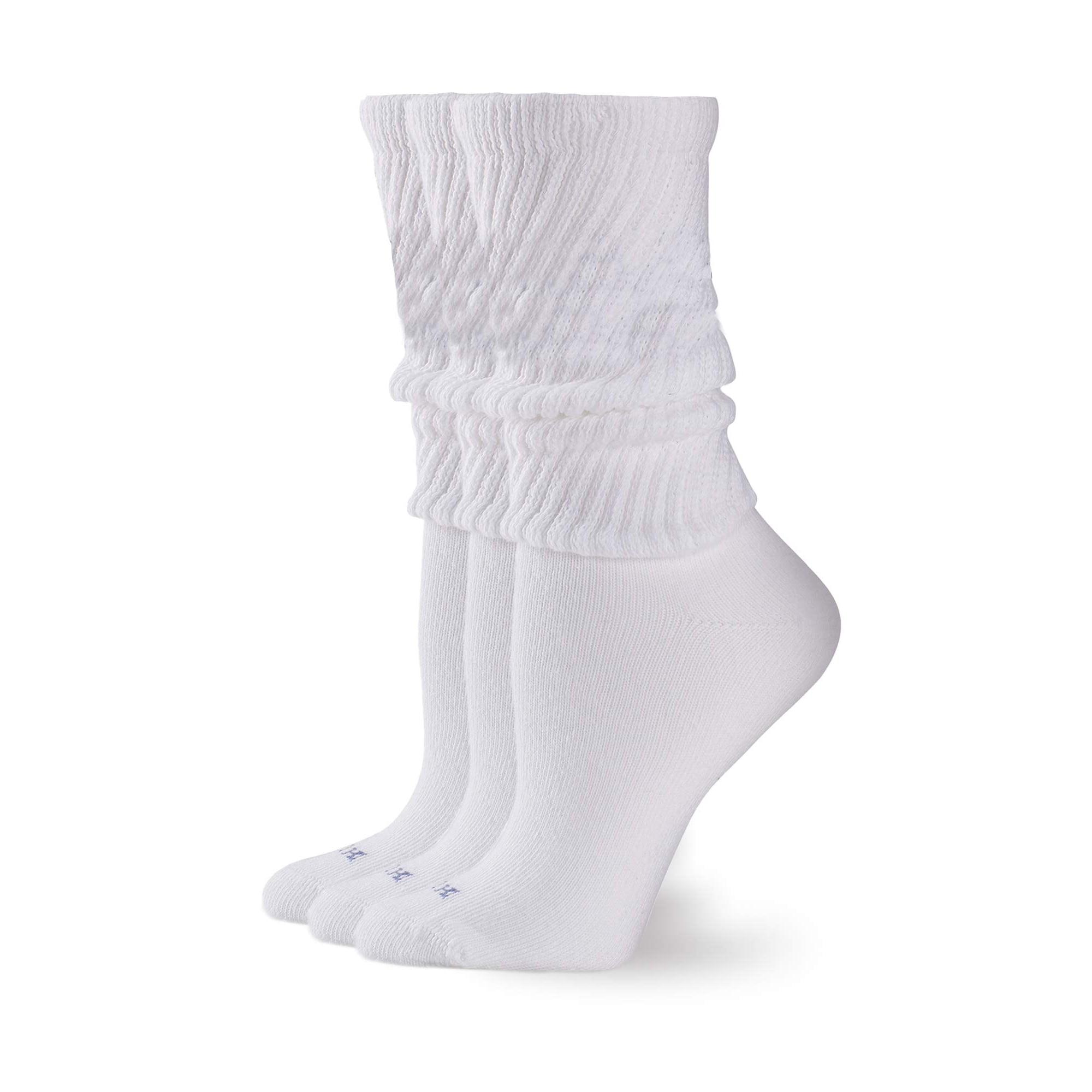 Hue - Pack De 3 Pares De Calcetines Slouch De Algodón Blanco Para Mujer