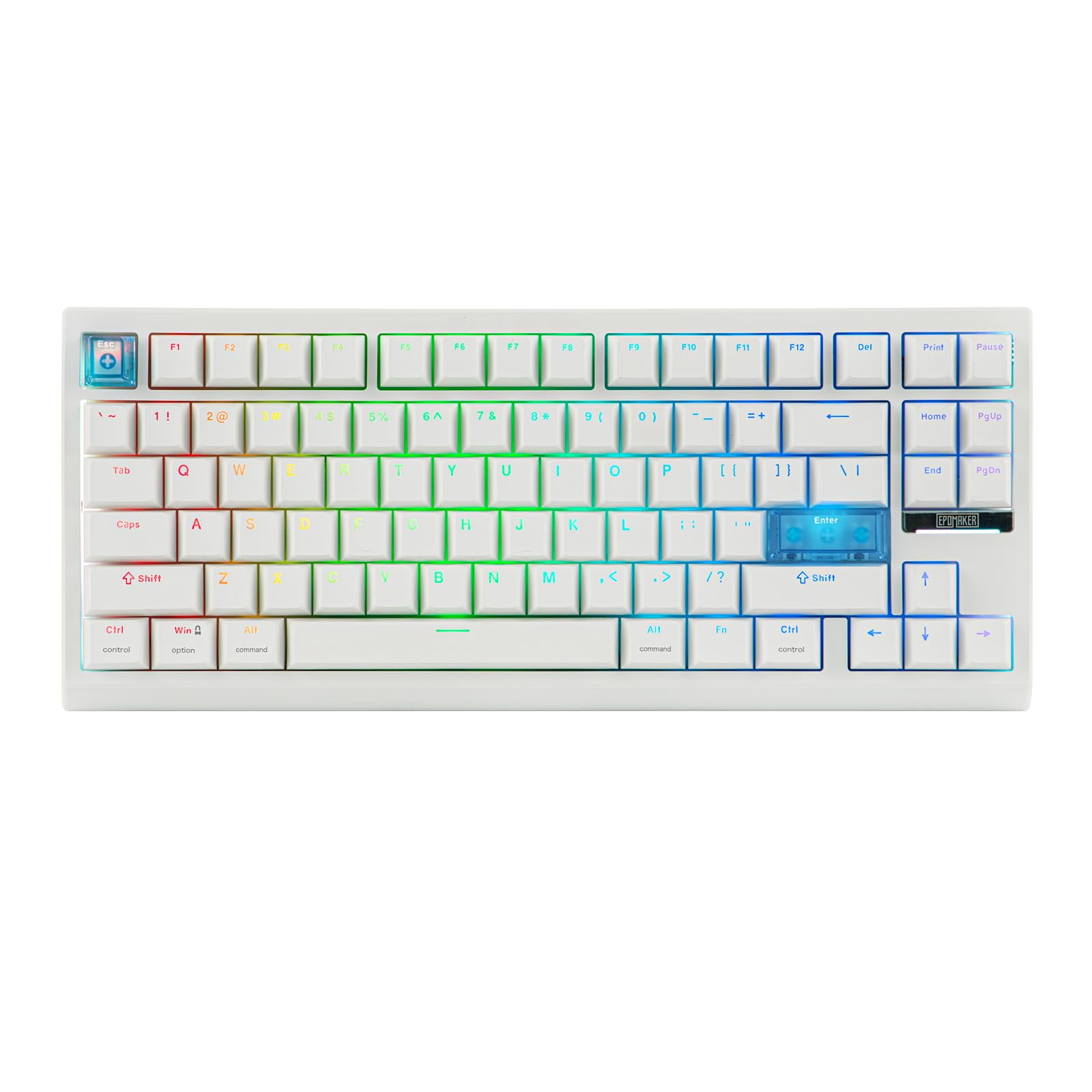 Teclado Inalámbrico Para Juegos Epomaker G84 He Con 8k Polling 8000 Mah