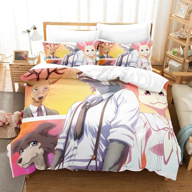 Beastars Bedding Sets KidsDuvet Cover Set Comforter Bed Linen Dropshipping Gift Boys