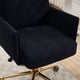 thumbnail image 2 of Mid-back liftable office chair, striped fabric, and ergonomically designed, is an excellent choice for working, studying or relaxing. The mid-back design provides a better sitting experience.Black, 2 of 3