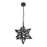 Lámpara Colgante Living District Nocturne Metal Negro 45 Cm