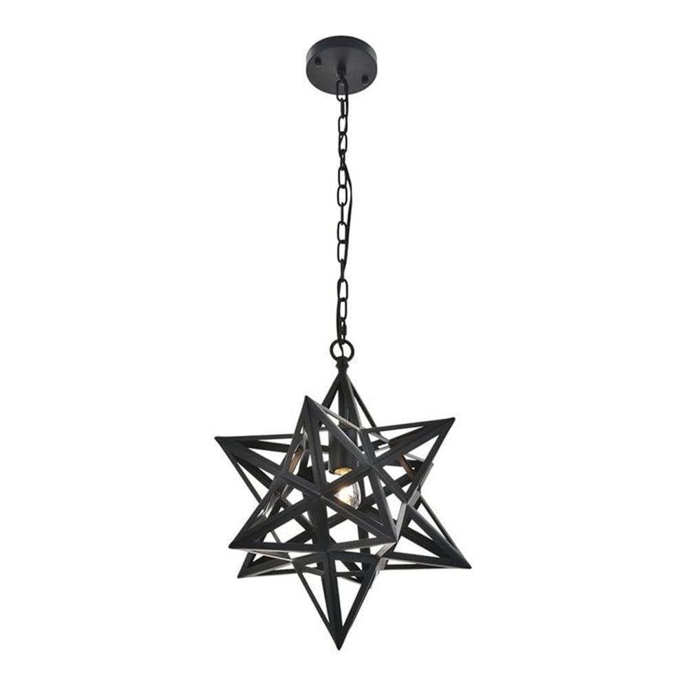Lámpara Colgante Living District Nocturne Metal Negro 45 Cm