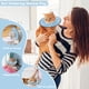 thumbnail image 3 of Collar de cono de gato ligero, cómodo y suave para gatos después de la cirugía, collar para gatos, cono para que los gatos dejen de lamer (azul bebé, S), 3 of 3