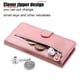 thumbnail image 4 of Funda con Cremallera para Realme 12 Plus, Carcasa Cartera de Cuero PU con Soporte y Tarjetero, 4 of 6