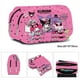 thumbnail image 1 of MINISO Kuromi Schoolbag Students Kawaii Double-layer Pencil Bag Large-capacity Casual Backpack Cartoon Printing Pen Bag, 1 of 3