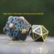 thumbnail image 3 of Dado de Juego DNDWoW Metal Pulpo D20 Bronce Azul 2.9 cm, 3 of 8