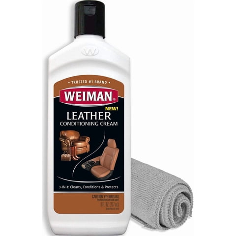 Crema Acondicionadora De Piel Weiman 3 En 1 Para Muebles Y Coches