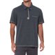 thumbnail image 5 of INSPIRE CHIC Camisetas Polo de Verano Casual para Hombre con Bloque de Color, Cuello y Bolsillo de Manga Corta S Gris Oscuro, 5 of 6