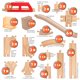thumbnail image 2 of Paquete de expansión de vías de tren de madera Orbrium Toys, 110 unidades, 2 of 7