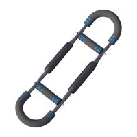 Ioensy - Entrenador De Brazos Ajustable Para Gimnasio, Fortalecedor De Brazos Para Tríceps, Muslos Y Bíceps, Color Azul Claro