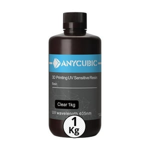 Anycubic - Resina 3D Transparente Para Impresoras 3D 1000G | Resinas