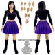 thumbnail image 3 of Figura de Aficionado de Lucha Libre Amber de Figures Toy Company 16.5 cm, 3 of 4