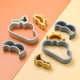 thumbnail image 2 of Silicone Building Blocks Baby Soft Rubber Clouds Stacked Blocks Silicone Intellectual Development Food Grade Silicone Stacking Children Infants Building Creative Color Shape Matching Toy Set, 2 of 3