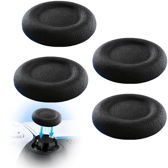 Tapas de Silicona Antideslizantes para Joystick MatoSan 4 unidades Negro
