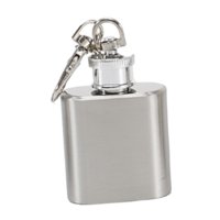 Magideal - Frasco De Cadera De Acero Inoxidable, Botella Ligera, Frasco De Bolsillo Portátil Pequeño De 1 Para Barbacoa, Fiesta, Viaje Al Aire Libre, Picnic Cuadrado