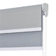 thumbnail image 3 of Cortina Roller Doble Blackout y Sunscreen 160 X 165 Cm Color Gris Marca Sunfree, 3 of 10