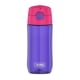 thumbnail image 1 of Botella de hidratación de plástico THERMOS FUNTAINER de 16 onzas con boquilla, morada, 1 of 6