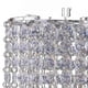 thumbnail image 5 of Lámpara de mesa Benzara Chandelier Crystal Tubular Chrome, 5 of 6