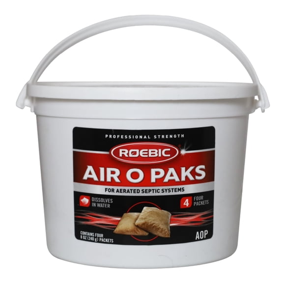 Tratamiento para sistema séptico Roebic AOP Air-O-Paks 4x240 mL