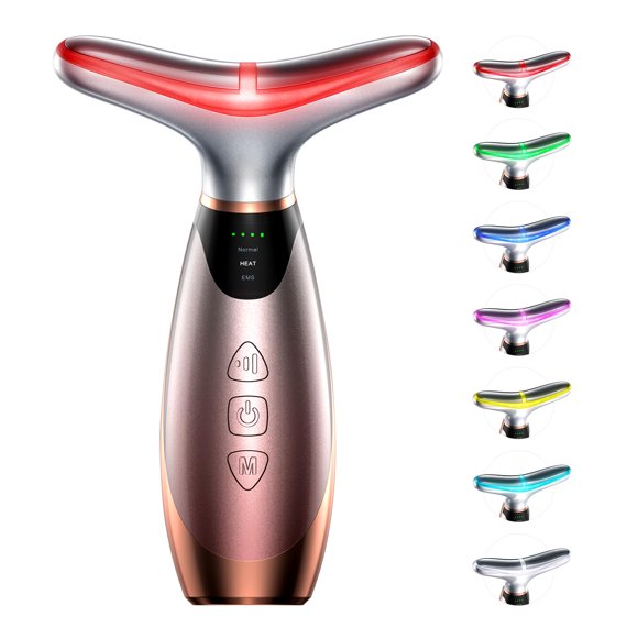 Masajeador facial Pedete 7 colores con terapia de luz roja