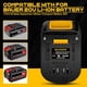 thumbnail image 2 of Adaptador Compatible con Batería de Litio Bauer de 20V para Reemplazar para Batería de Litio De*walt Funciona para Herramientas Eléctricas De*walt de 20V, 2 of 7