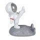 thumbnail image 4 of Estatua Universal Del Soporte Del Soporte Del Teléfono Del Astronauta Para La Decoración De La Oficina En Casa Plata, 4 of 5