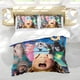 thumbnail image 5 of Sing Movie Conjunto de sábanas temático, trío de piezas, cómodo y amigable con la piel, diseño único, regalo de decoración para el hogar para familiares, amigos y fans,140cm *210cm, 5 of 6