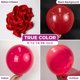 thumbnail image 2 of Globos de Látex Bezente de 12 Pulgadas Rojos, 100 Unidades, 2 of 3