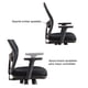thumbnail image 4 of Silla De Oficina Form Elite - Negro, 4 of 8