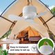 thumbnail image 4 of Ventilador de camping SMART EGG 2 en 1 portátil recargable con luz, 4 of 8