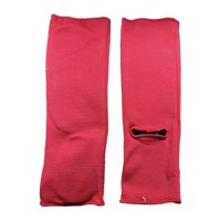 Ioensy - 1 Par Shin Instep Guards Mma Supplies Protección De Entrenamiento Protector Elástico Rojo Y M