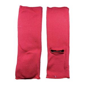 Ioensy - 1 Par Shin Instep Guards Mma Supplies Protección De Entrenamiento Protector Elástico Rojo Y M