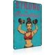 thumbnail image 1 of Letrero estaño metal gimnasio no dejas entrenar envejeces vintage arte pared hogar boxeo club 30x40cm, 1 of 6