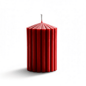 Wakeshome - Vela De Cera De Soja Perfumada Aroma Bosque Roja Cilíndrica