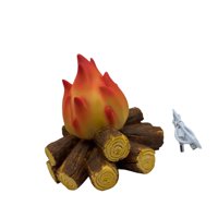 Magideal - Lámpara De Chimenea Sin Llama, Adornos Vintage Portátiles, Decoración Artística, Lámpara De Chimenea De Simulación, Luz De Chimenea Para Festivales En A