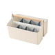thumbnail image 4 of Portalápices Organizador de escritorio Caja de almacenamiento de papelería Caja de almacenamiento de cepillos cosméticos para escritorio Escuela Baño Azul, 4 of 5
