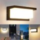 thumbnail image 2 of Aplique Mural LED Exterior 18W Negro Luz Cálida 3000K – Diseño Moderno, 2 of 7