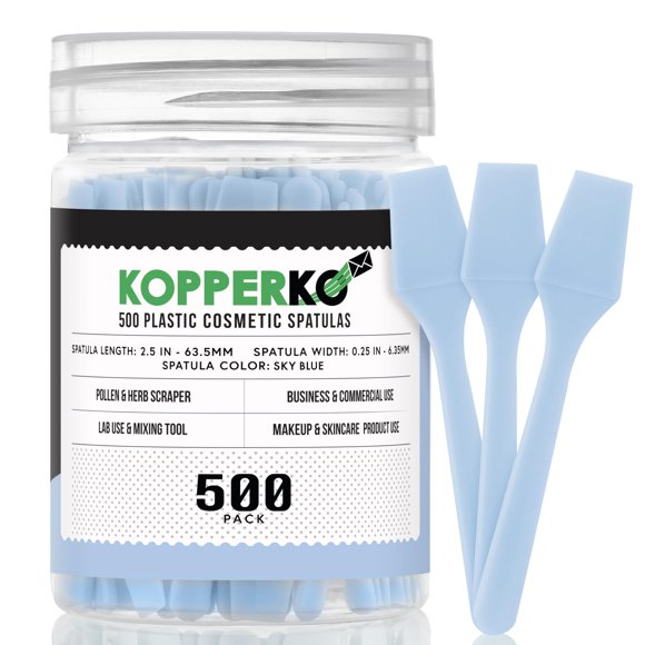 Espátula para Cuidado de la Piel Kopperko 6 cm 500 unidades Azul Celeste