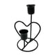 thumbnail image 1 of Vela Candelabro Centros De Mesa Escritorio Para Chimenea Comedor Mesa Decoración Negro, 1 of 1