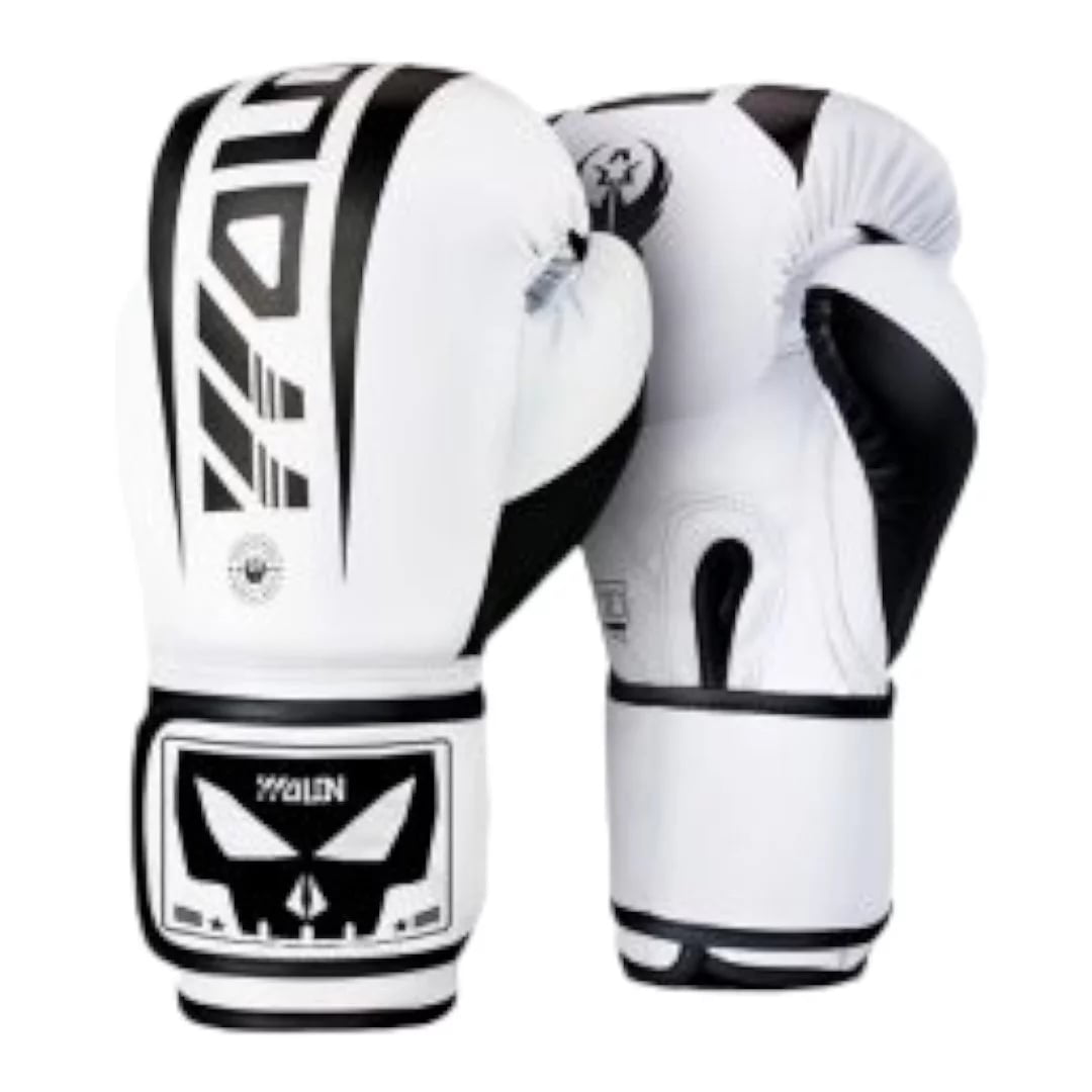 Wolon - Guantes De Box Classic Series Blanco T-8 Oz