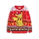 thumbnail image 1 of Jersey navideño de punto rojo con diseño de Pokémon para niños, unisex, 1 of 3