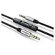 thumbnail image 2 of Cable Auxiliar Jack 3.5mm Negro Microfono, 2 of 2