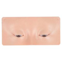 Magideal - Tablero De Práctica De Silicona, Maquillaje De Ojos Facial Reutilizable Para Principiantes En Esteticista , Color De Piel, 18X9.6X3.6Cm