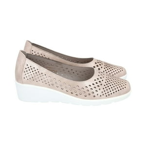 Zapato Mujer Dorado Confort Police