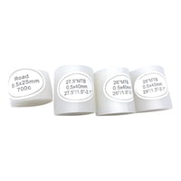 Genérica - 2 Cintas Antipinchazos, Banda 26 27,5 29, 700 Bicicleta Blanco