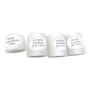 Genérica - 2 Cintas Antipinchazos, Banda 26 27,5 29, 700 Bicicleta Blanco