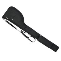 Magideal - Golf Pencil Three Pockets Club Bolsas De Transporte Ligero Con Cremallera Impermeable Para Hombres Mujeres, Estuche De Entrenamiento Plegable P , Negro