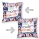 thumbnail image 2 of Familia Moderna Fundas de almohada de terciopelo con tema, regalos de funda de almohada, decoración para el hogar, cojín de lanzar, regalo de cumpleaños para fans y parejas. 45cm x 45cm., 2 of 6