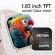thumbnail image 3 of Reloj QTLLBT Smart 1.83" Bluetooth Call 100 Sports Rosa, 3 of 8