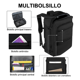 thumbnail image 4 of Mochila viaje Belug color negro diseño liso 40L, 4 of 5